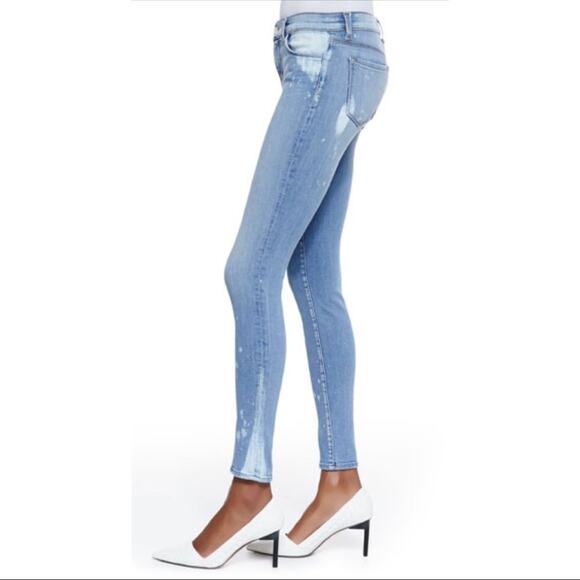 J Brand Jeans 620 Mid Rise Zephyr Bleached Super Skinny Jeans Size 28 - Picture 1 of 10